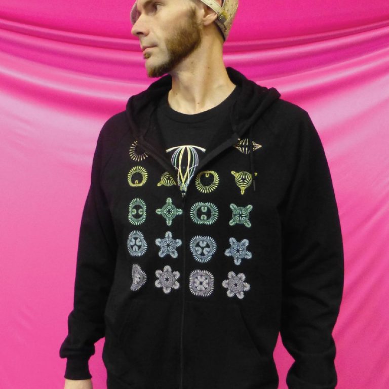 One of Lorq's Spin Science hoodies